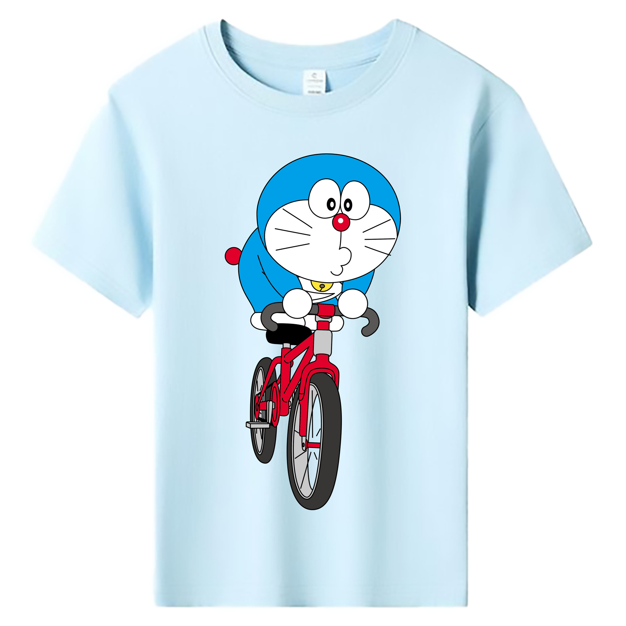（画像用） ドラえもん Doraemon 綿100％キッズTシャツ（フロントプリント）